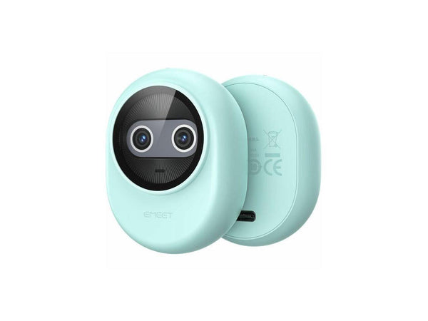 EMEET Piko (Green) - Dual-lens Webcam with one 4K Image Collection Lens and one