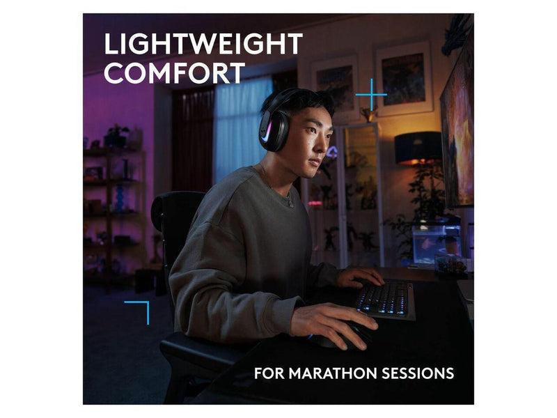 Logitech G522 LIGHTSPEED Wireless Gaming Headset, LIGHTSYNC RGB, Full Bandwidth