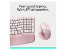 Logitech Wave Keys & Lift Vertical Mouse Ergonomic Wireless Keyboard and Mouse