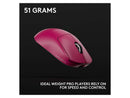 Logitech G PRO X Superlight 2C Wireless Gaming Mouse, Ultra-Lightweight 51g