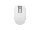 Logitech M196 Mouse - Optical - Wireless - 32.81 ft - Bluetooth - Raw White -