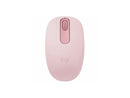 Logitech M196 Mouse - Optical - Wireless - 32.81 ft - Bluetooth - Pink - 1000