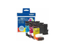 Brother LC501 3PK Original Standard Yield Inkjet Ink Cartridge Cyan Magenta