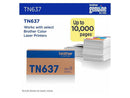 Brother TN637Y Original Ultra High Yield Laser Toner Cartridge Yellow Pack