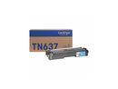 Brother TN637C Original Ultra High Yield Laser Toner Cartridge Cyan Pack