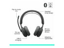 Logitech Zone Wireless 2 ES - Noise-Canceling Wireless Headset with Adaptive