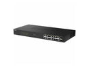 D-Link DGS-1018P Ethernet Switch - 16 Ports - Gigabit Ethernet -