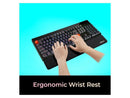 Adesso TRUFORM P330 Full Size Keyboard Wrist Rest - Rubber, Fiber, Memory Foam -