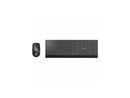 Rocstor Premium Combo Keyboard & Mouse - Wireless RF 2.40 GHz Keyboard - Black -