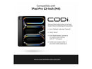 CODi Bluetooth Keyboard Folio Case with Trackpad for iPad Pro 13" (M4, M5) - :