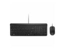 Kensington KM201 Simple Solutions Wired Desktop Set, TAA Compliant - Black