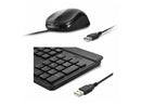 Kensington KM201 Simple Solutions Wired Desktop Set, TAA Compliant - Black