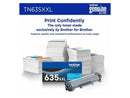 Brother Genuine TN635XXLC Super High Yield Cyan Toner Cartridge, 1 Pack