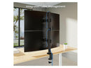 SIIG Dual 38" Stack Monitor Pole Mount - Black - Fits 13-38" Screens, up to 26.5