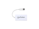 MANHATTAN 507578 3-Port USB 3.0 Hub with Gigabit Ethernet Adapter