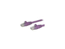 Startech 9 ft Purple Cat6 Cable with Snagless RJ45 Connectors - Cat6 Ethernet