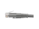 Cat6 Cat5e Gigabit Molded Patch Cable Rj45 M/M 550Mhz Gray 6Ft