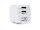 C2G 22322 2-Port USB Foldable Wall Charger for Apple, Android and Tablets -
