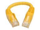 Tripp Lite N201-06N-YW Premium Cat6 Gigabit Snagless Molded Utp Patch Cable, 24