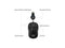 Adesso iMouse S8B - USB Illuminated Retractable Mini Mouse