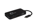 Siig Usb-C To 4-In-1 Multiport Video Adapter - Dvi/Vga/Dp/Hdmi