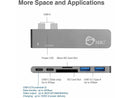 SIIG Thunderbolt 3 USB-C Hub with Card Reader & PD Adapter - Space Gray