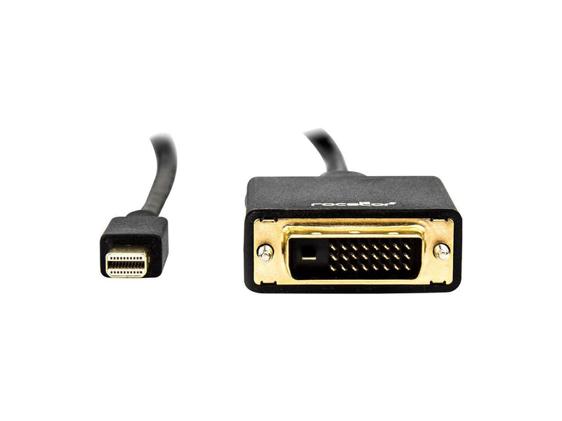 Rocstor Y10C164-B1 6Ft Mini Displayport To Dvi Displayport 1.2V To Dvi M/M 1080P