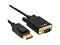 Rocstor Y10A172-B1 6Ft DisplayPort to VGA M/M Cable Supports 1080P 60HZ