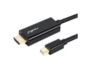 Rocstor Y10C197-B1 10Ft Mini Displayport To Hdmi M/M 4Kx2K 30Hz Cable Black