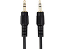 Rocstor Y10C189-B1 6Ft Slim 3.5Mm Stereo Cable Male To Male Gold Plated Black