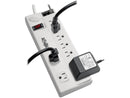 Tripp Lite TLP806TELTAA 8-Outlet Surge Suppressor/Protector