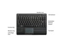 Adesso SlimTouch 4110 Wireless Mini Touchpad Keyboard