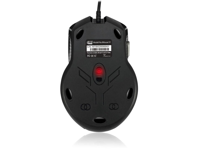 Adesso Multi-Color 6-Button Gaming Mouse