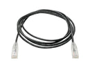 TRIPP LITE N201-S06-BK 6 ft. Cat 6 Black Cat6 UTP Patch Cable (RJ45) - M/M,