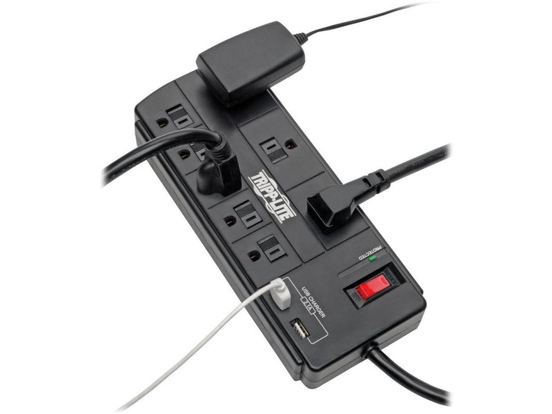 TRIPP LITE TLP88USBB 8.0 Feet 8 Outlets 1200 Joules Surge Protector