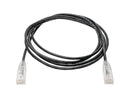 TRIPP LITE N201-S05-BK 5 ft. Cat 6 Black Cat6 UTP Patch Cable (RJ45) - M/M,