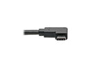 Tripp Lite USB C to USB-A Cable Right Angle 3.1 5 Gbps USB Type C M/F 6in