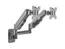 Manhattan Universal Gas Spring Dual Monitor Wall Mount 461627