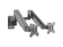 Manhattan Universal Gas Spring Dual Monitor Wall Mount 461627