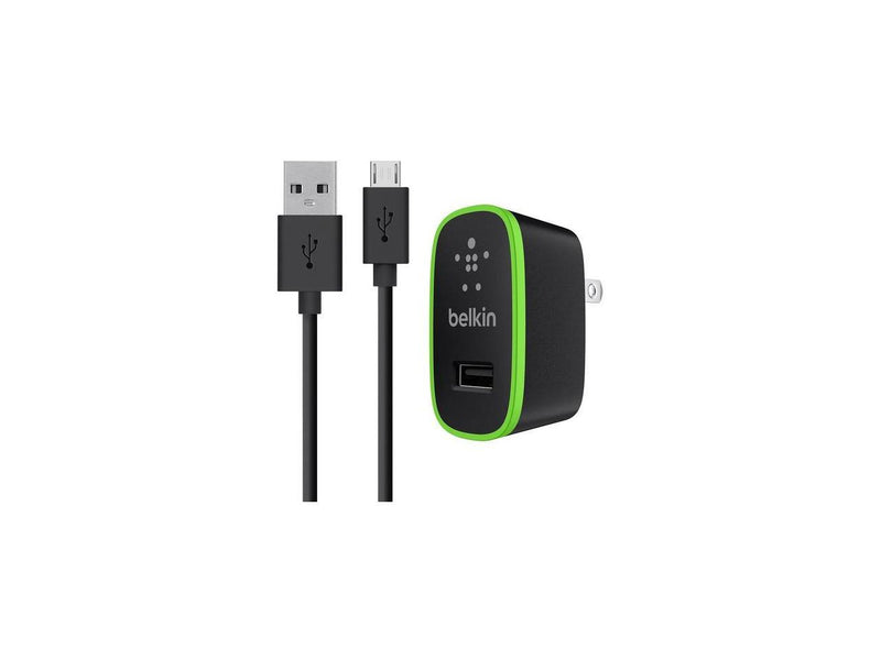 Belkin Universal Home Charger with Micro USB ChargeSync Cable (12 Watt/ 2.4 Amp)