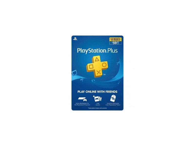 PlayStation Plus 12-Month Live Subscription Card