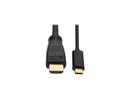 Tripp Lite USB C to HDMI Adapter Cable USB 3.1 4K@60Hz M/M USB-C Black 15ft