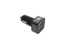 2.4AMP 2USB CAR CHRG BLACK