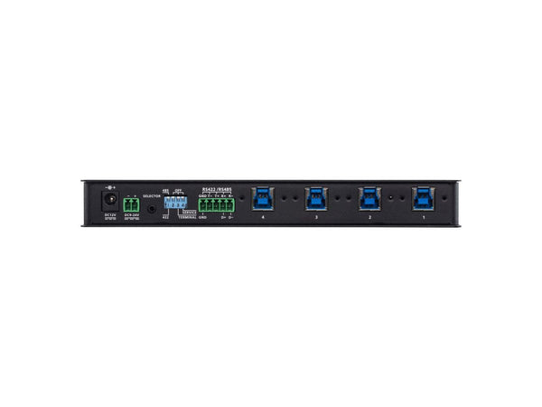 Aten - US3344I - Aten 4 x 4 USB 3.1 Gen 1 Industrial Hub Switch - USB Type B - 4