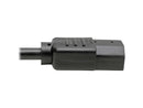 Tripp Lite P004-18N-2C13 C14 Male to C13 Female Splitter, PDU Style - C14 to 2x
