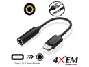 4Xem Usb-C Male To 3.5Mm Female Adapter Black