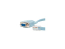 Rocstor Premium 6 ft Cisco Console Router Cable - RJ45 (m) - DB9 (f)