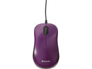 Verbatim Silent Corded Optical Mouse - Purple