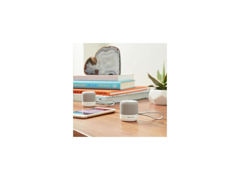 VERBATIM AMERICAS LLC 70232 WIRELESS MINI BLUETOOTH SPEAKER WHT