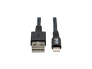 Tripp Lite M100-010-GY-MAX Heavy-Duty USB Sync / Charge Cable with Lightning